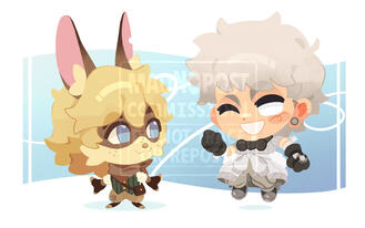 Felix and Ezra Chibi